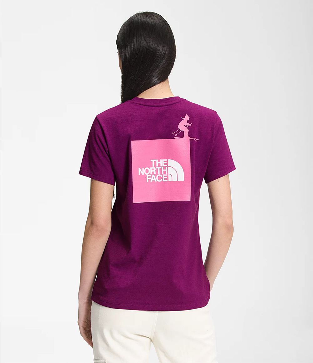 The North Face Kurzer Ärmel Altitude Problem T-Shirts Damen - Lila CH-805AMXG